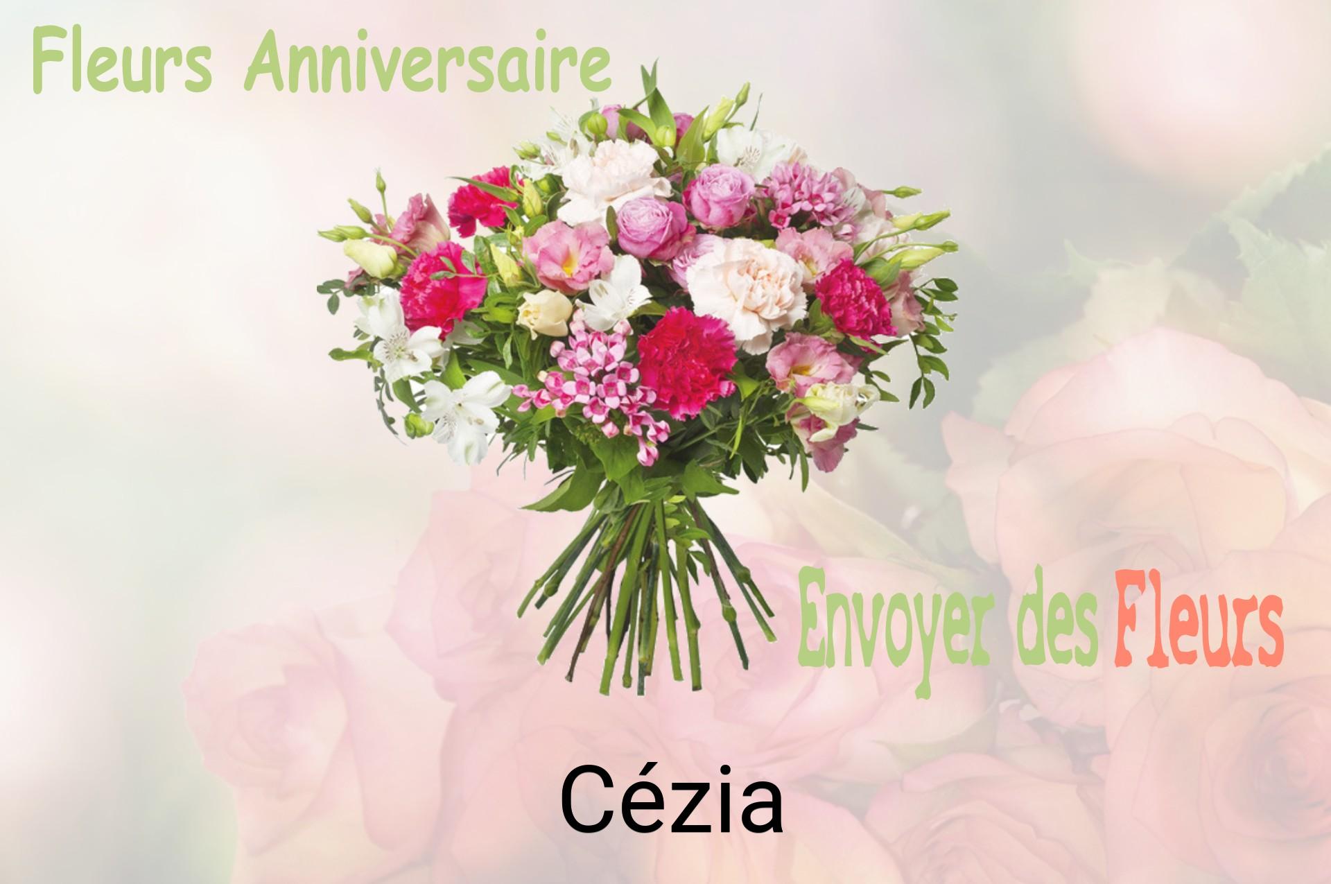 Bouquet de fleurs d’anniversaire livré à Cézia